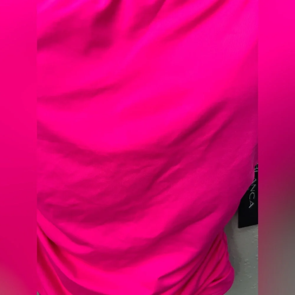 La Blanca Island Goddess Lingerie One Piece In Bright Pink Size 8 New